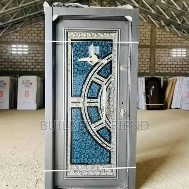 Blue Stainles Steel Turkish Heavy Entrance Security Door · Photo 1