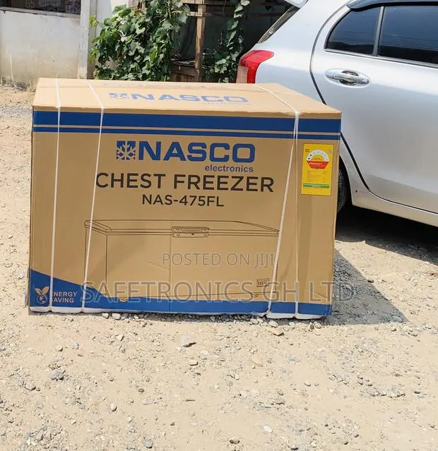 New Peaceful ^^ 400L Nasco Nas475fl Grey 1 Door Freezer · Photo 1