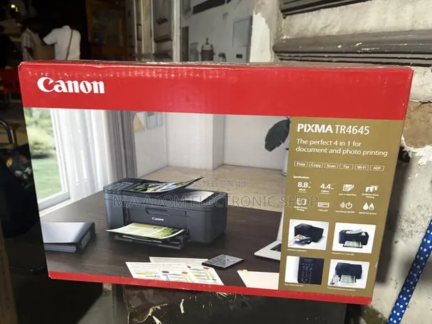Canon Pixma Inkjet Printer ( Copy Print Scan Adf Wifi With Fax ) · Photo 1
