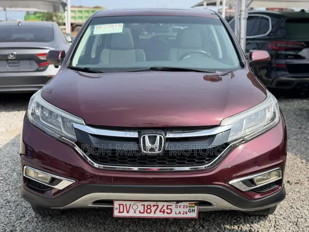 Honda CR-V EX-L w/Navigation 4dr SUV AWD (2.4L 4cyl CVT) 2015 Burgundy · Photo 1