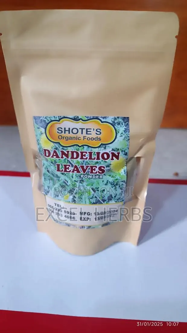 Organic Dandelion Leaves Powder 100g · Photo 1