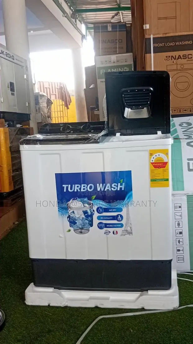 Flamino 12kg Washing Machine – Smart Laundry Solution for Homes · Photo 1