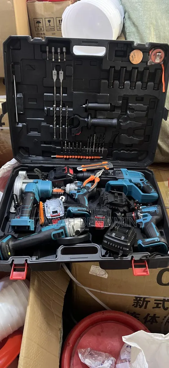 *5-in-1 Drill Cordless 21V Power Tool Combo Kit · Photo 1