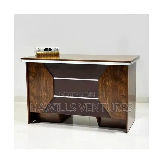 Staff Office Desk With a Locking Drawer and Cabinet · Photo 1