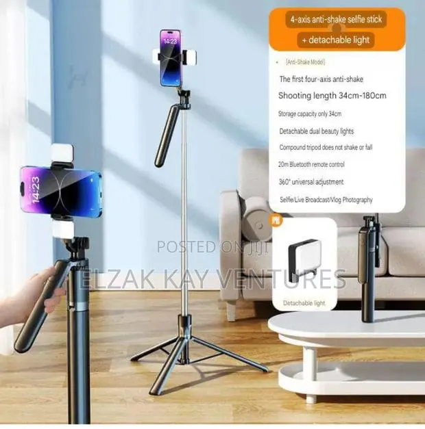 Long Adjustable Tripod Stand · Photo 1