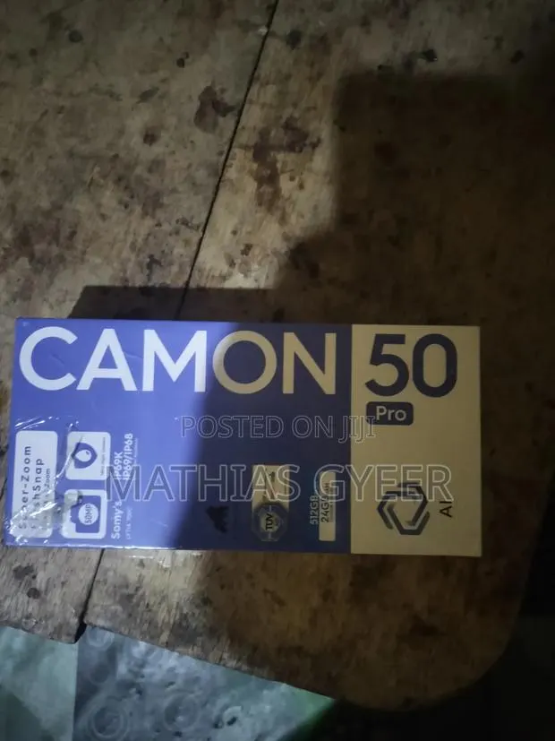 New Tecno Camon 50 Pro 256 GB Black · Photo 1