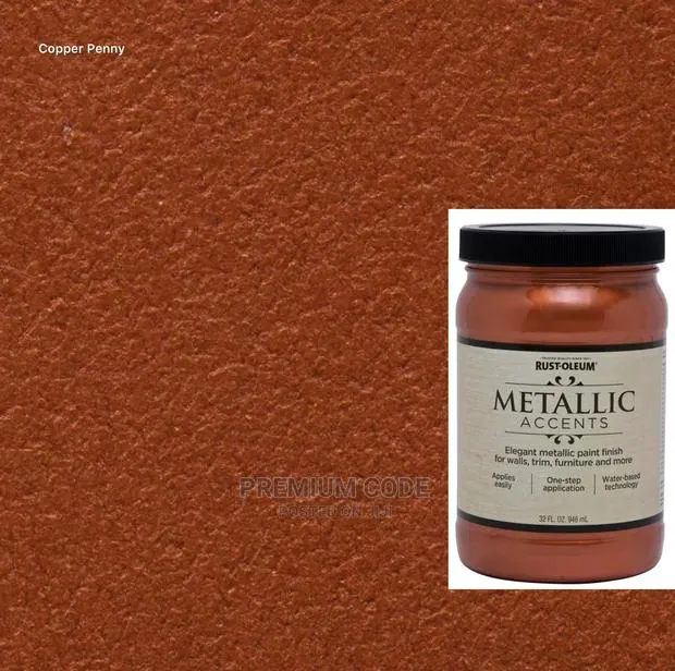 Metallic Accents Paint, Copper Penny · Photo 1