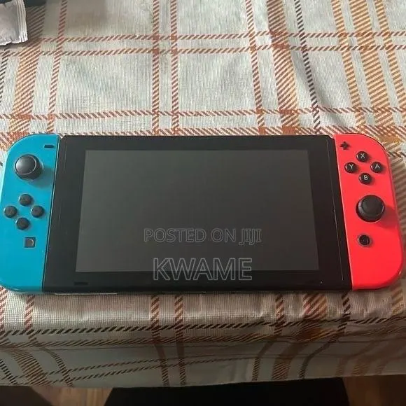 Neon Blue and Red Nintendo · Photo 1