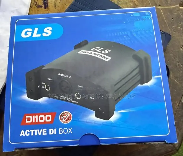 GLS DI100 Active DI Box Used for Audio Signal Conversion. · Photo 1