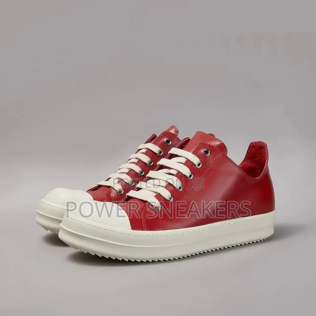 Rick Owens Low Red Without Box · Photo 1