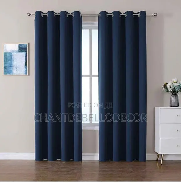 Vintage Ready to Hang Grommet Blackout Curtains 300ghc a Pair ( 2pcs ) · Photo 1