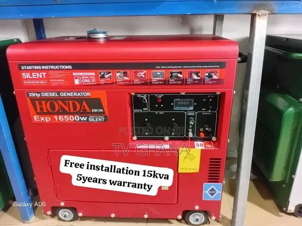Honda 15kVA Fuel-Saving Diesel Generator – Powerful Dependable15kva · Photo 1