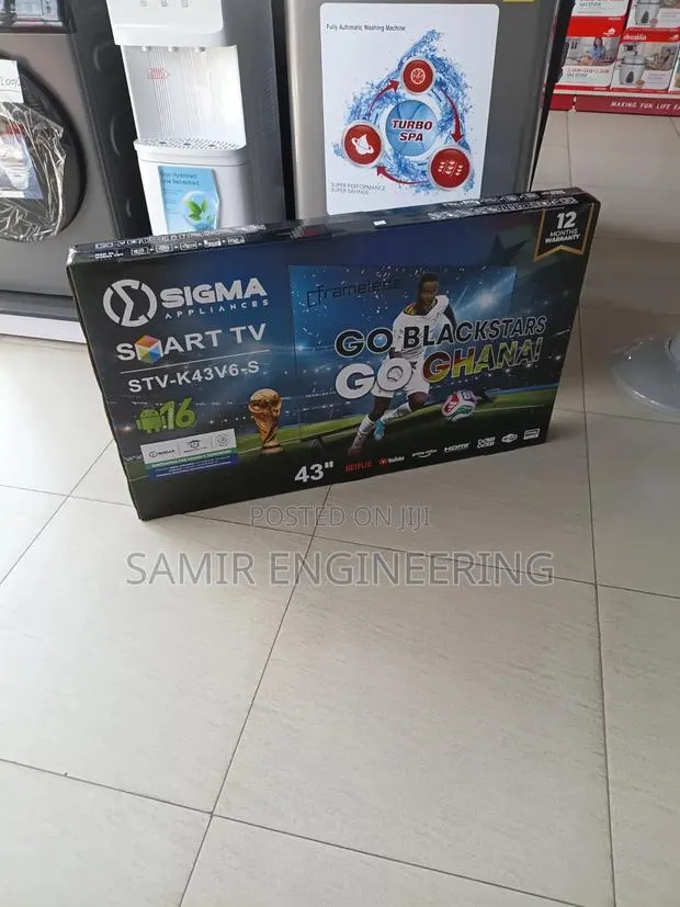 Sigma 43" Frameless Smart TV: Pure Entertainment, Zero Borders · Photo 1