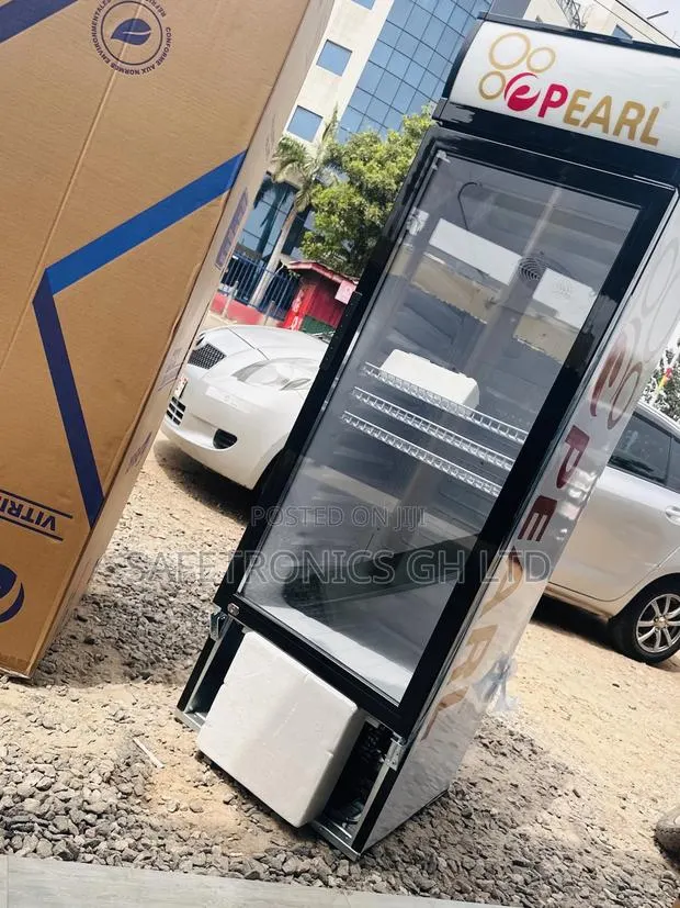 Electric Singledoor Glass Pearl PVC-316-2b Display Fridge · Photo 1