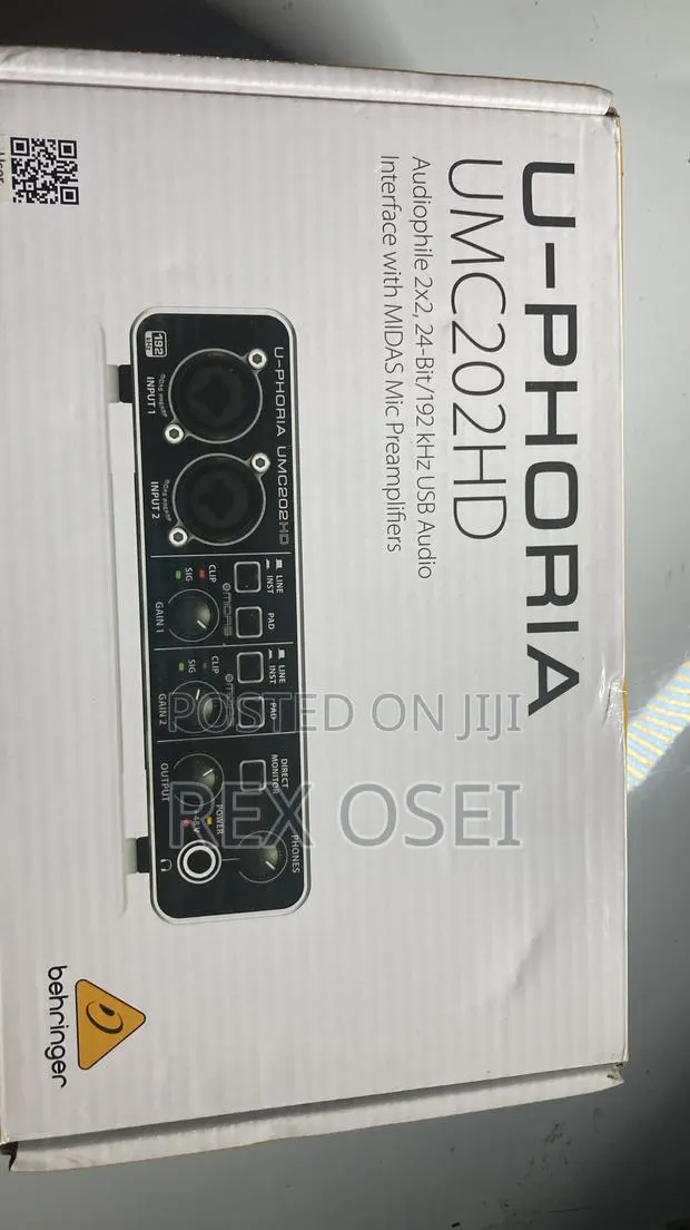 Behringer Audio Interface Umc202hd · Photo 1