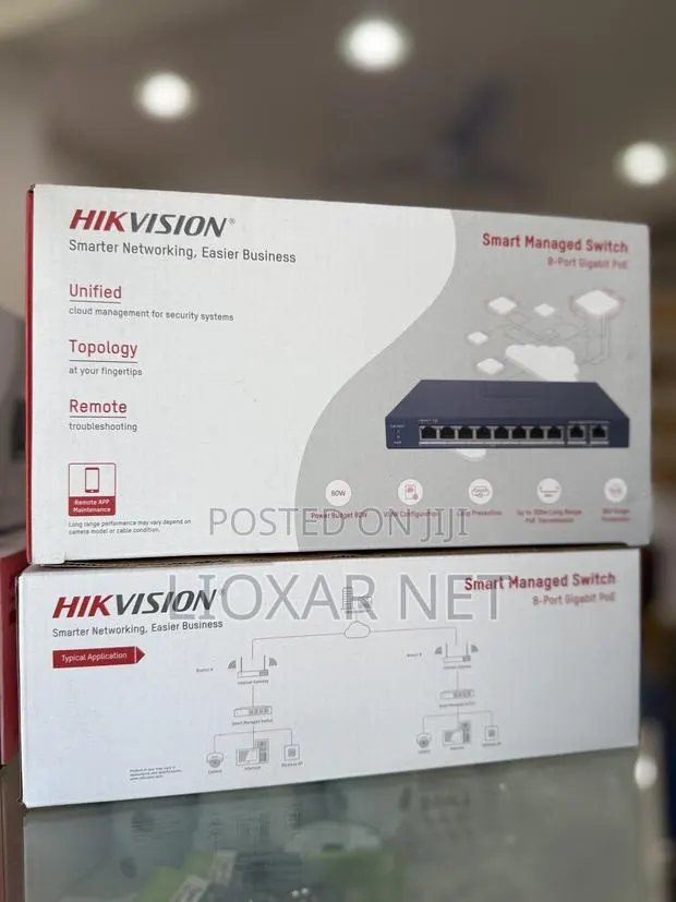 Hikvision DS-3E1510P-EI/M 8 Port Gigabit Smart POE Switch · Photo 1