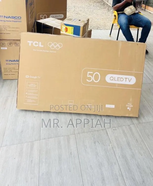 Order TCL 50” Qled Smart Satellite Android Television(Black ). · Photo 1