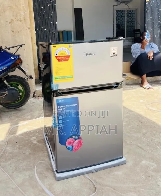 Authentic Midea 87liters 2 Door Electric Refrigerator(Gray) · Photo 1