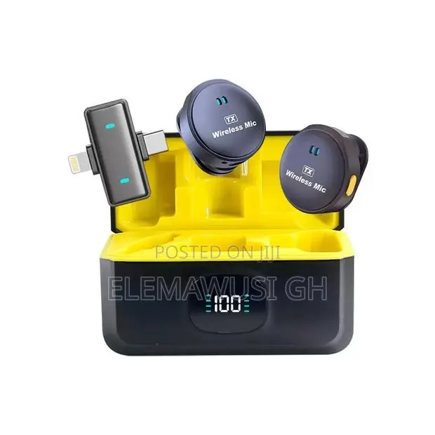 Pro 2in1 Cilp Button Lapel Wireless Lavalier Microphone · Photo 1