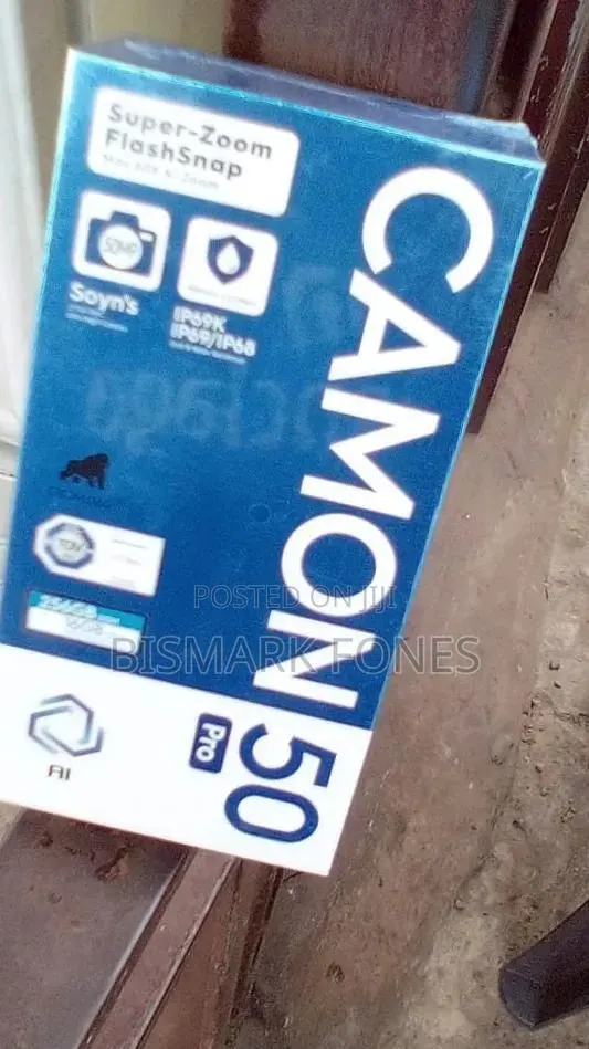 New Tecno Camon 50 Pro 256 GB Gold · Photo 1