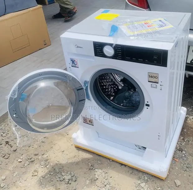 Midea Energy Saving Inverter 8kg/6kg Wash Dry Built-in Mfa06d80b/W · Photo 1