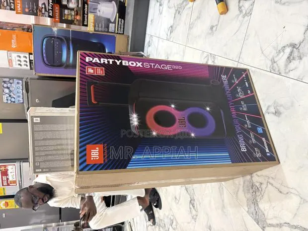 Original JBL-Partybox320-Bk Portable Bluetooth Speaker(Black) · Photo 1