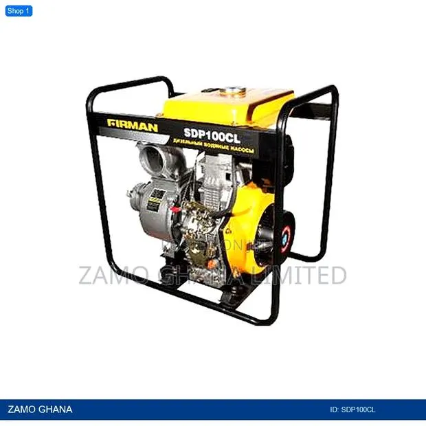 4 Inch Water Pump Diesel Sde186fa 6.3kw 8.5ps 3600rpm - Sdp100cl · Photo 1