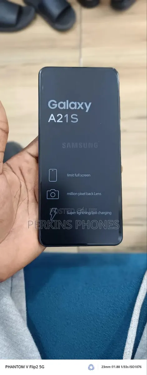 New Samsung Galaxy A21s 128 GB Black · Photo 1