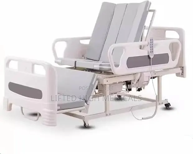 Electric Nursing Hospital Bed With Toilet & Turning