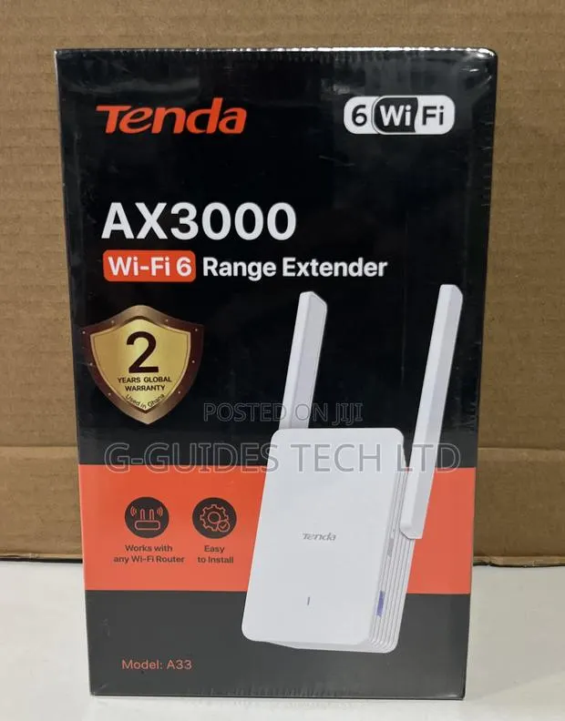 Tenda Ax3000 Wi-Fi 6 Dual-Band Range Extender · Photo 1