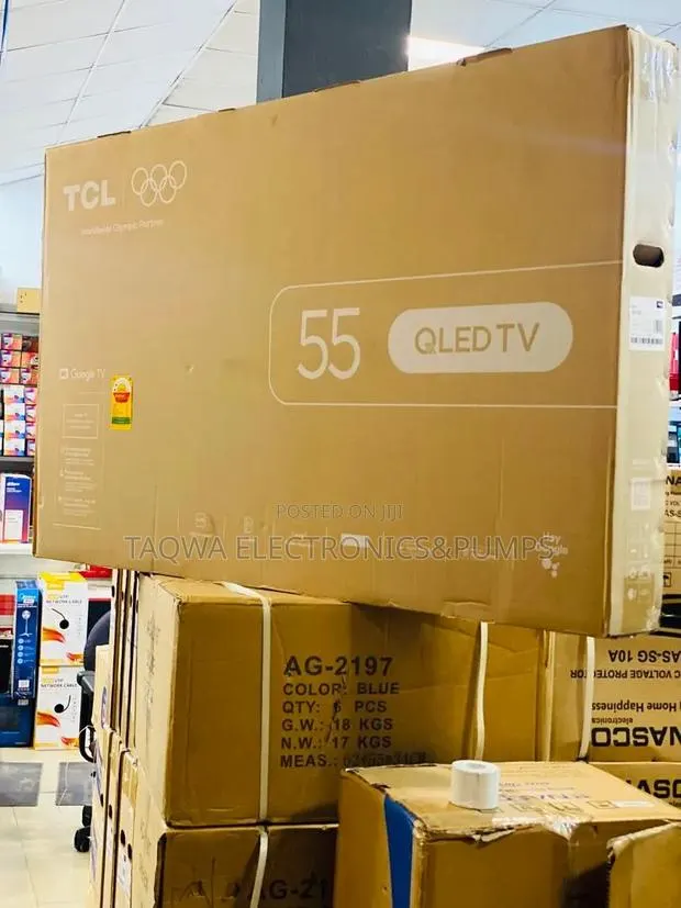 Google Tv, TCL 55 Qled (55t6d) Smart Tv · Photo 1