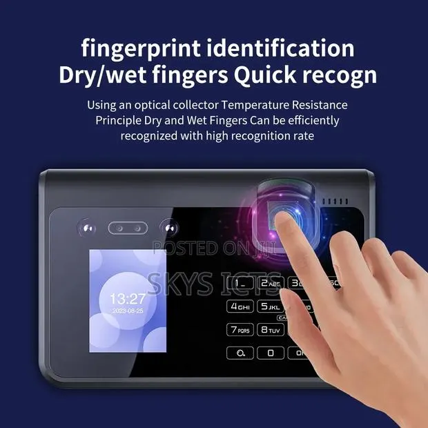 Facial Recognition Attendance Machine With Backup Battery · Photo 1