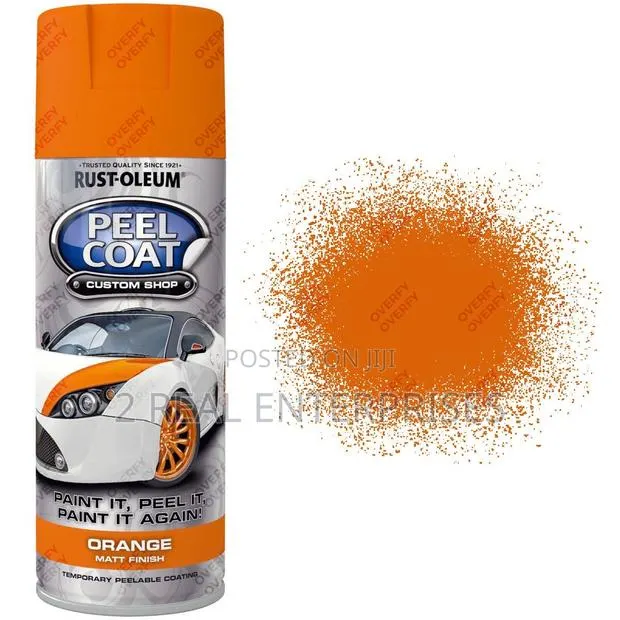 Rust Oleum Peel Coat Orange · Photo 1