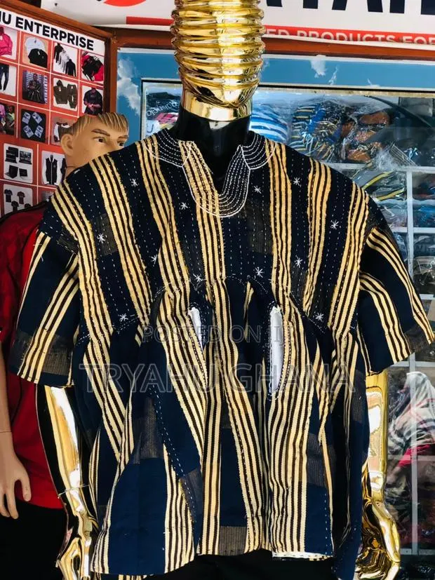 Buy Batakari Smock for Men | Ghana Fashion – Tryahu · Photo 1