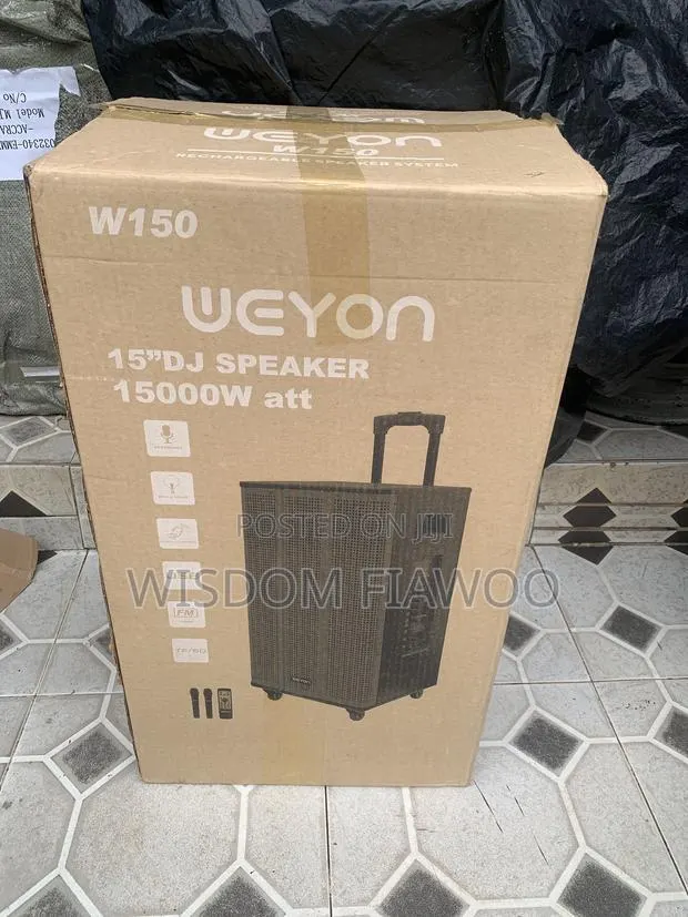 Weyon W150 15,000w Loud Speaker With 2 Mics · Photo 1