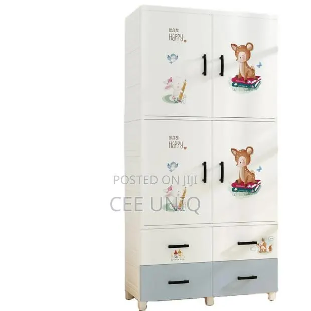 Plastic Clothes Wardrobe With Storage Drawers · Photo 1