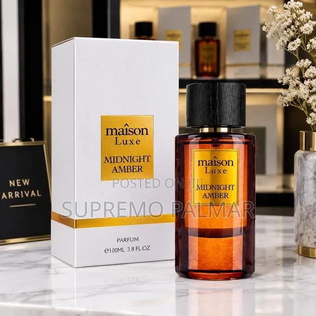 Hamidi LUXE Midnight Amber 110ml – Amber Oud Woody Perfume · Photo 1