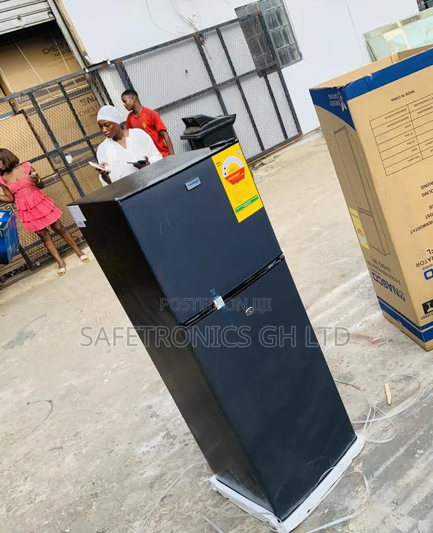 Unveiling Original Nasco Grey 2 Doors Nasd2-13fl 112L Fridge · Photo 1