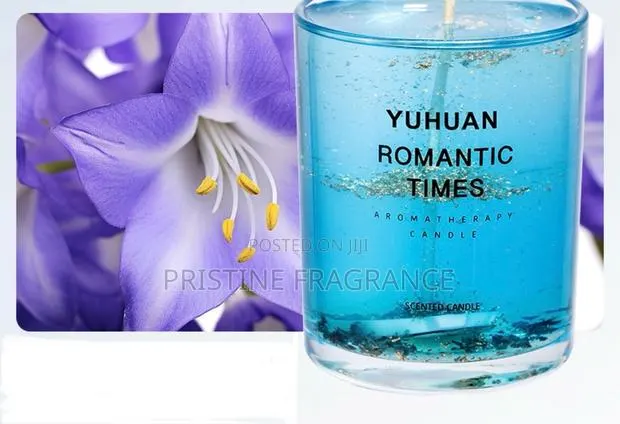 Orchid Wind Chime Aromatherapy Gel Candle · Photo 1
