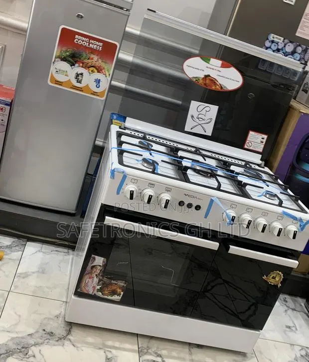 Newest Update Mediatech 60x90 White Gas Cooker · Photo 1
