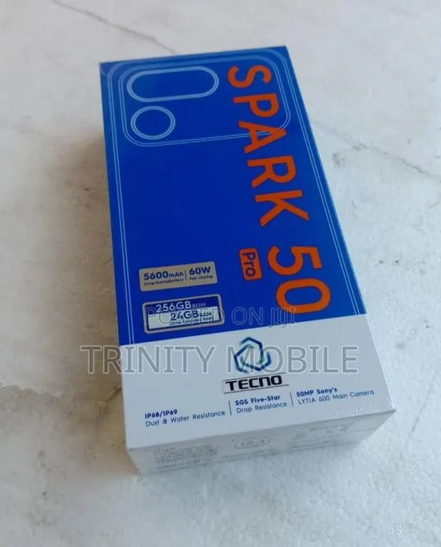 New Tecno Spark 50 Pro 256 GB Blue · Photo 1