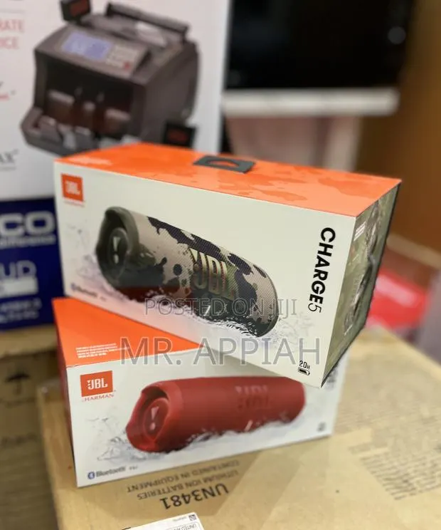 Order Authentic JBL Charge 5 Waterproof Bluetooth Speaker(Red) · Photo 1