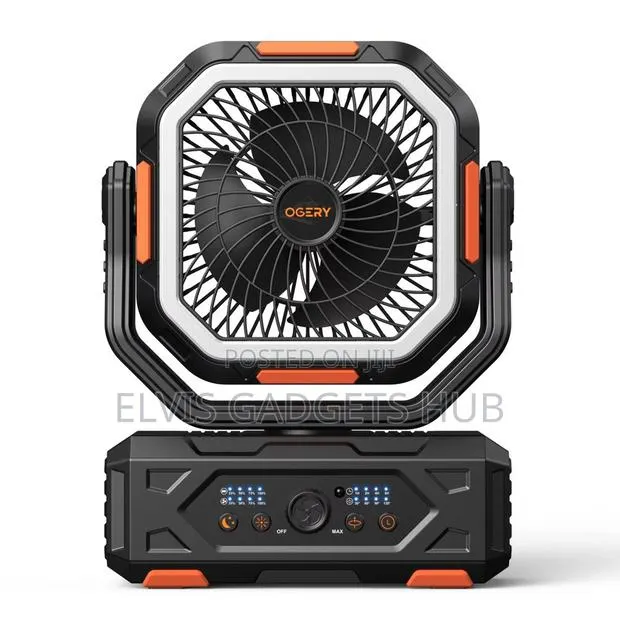 Rechargeable 30000mAh Camping Fan · Photo 1