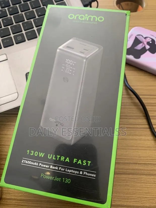 Oraimo 130W Ultra Fast Power Bank for Laptops and Phones · Photo 1