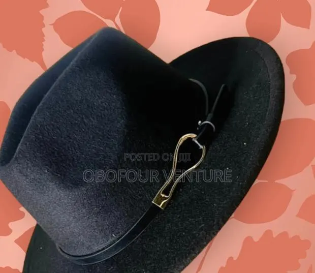 Men and Women Fedora Hat Stylish Hat With Elegant Designs. Blank. Uusf · Photo 1