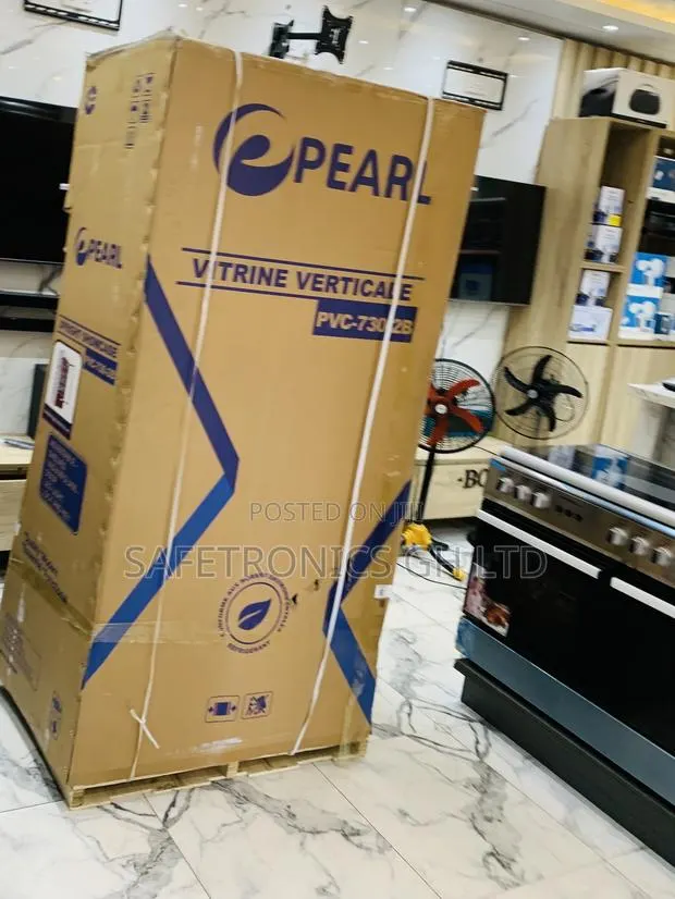 Authentic Sleek Pearl PVC-730-2b 610-Liter Double-Door Glass Display · Photo 1