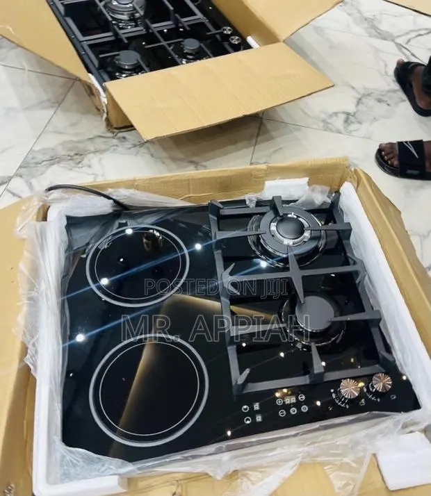 Get Sleek Kenwood 60cm Glass 2 Gas + 2 Electric Hob · Photo 1