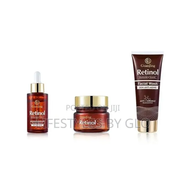 Guanjing Retinol Nicotinamide Ceramide Face Set (Wash+Serum+Cream) · Photo 1