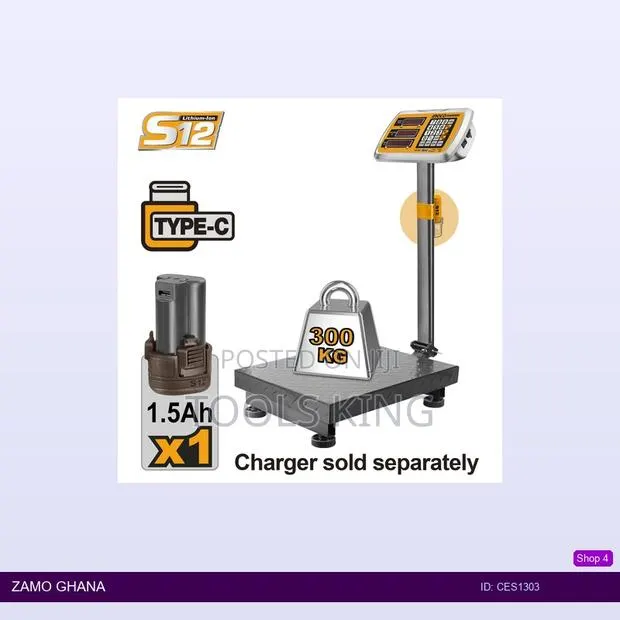 Lithiumion Scale Usbc 12v - Ces1303 · Photo 1