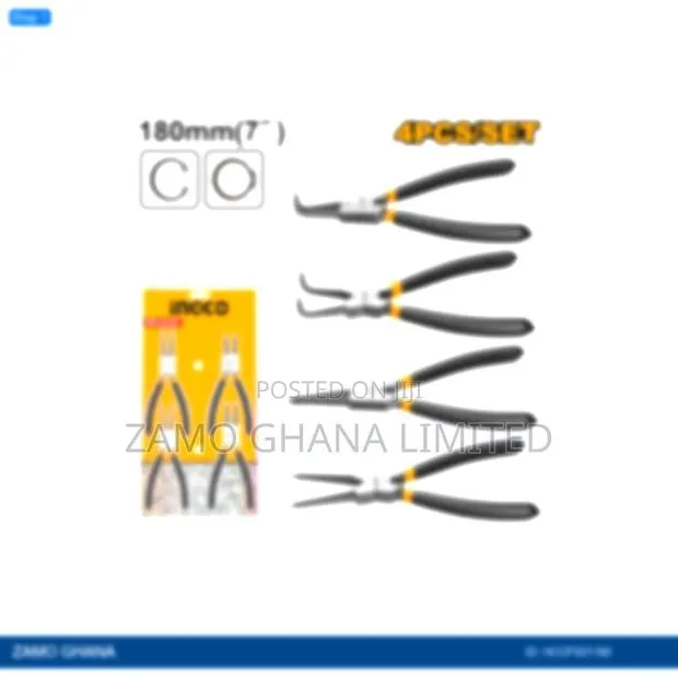 4pcs Circlip Plier Set - Hccps01180 · Photo 1